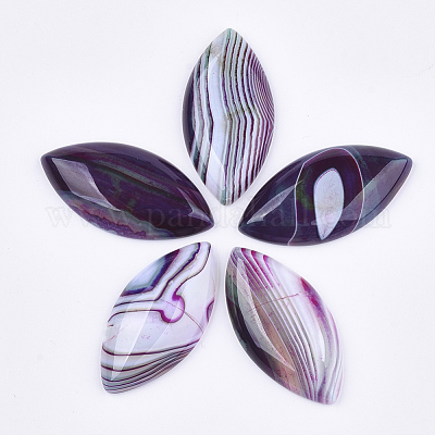 Cabochons naturels en agate brésilienne&nbsp;G-S349-24E-1