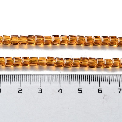 Fili di perline in vetro&nbsp;GLAA-R041-4x4mm-12-1