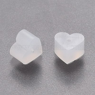 Clear Silicone Earring backs 5.2mm Ear Clutch Earnut