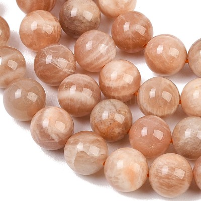 Natürliche sunstone Perlen Stränge&nbsp;G-G342-A02-10.5mm-1