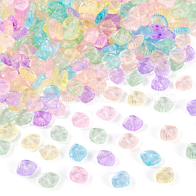 285 perles en plastique transparentes&nbsp;KY-TA0001-54-1