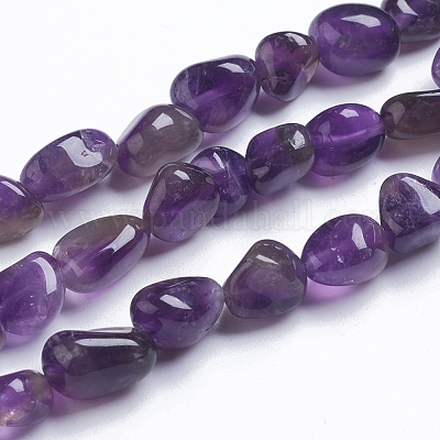 Natürlichen Amethyst Perlen Stränge&nbsp;G-G841-A02-1