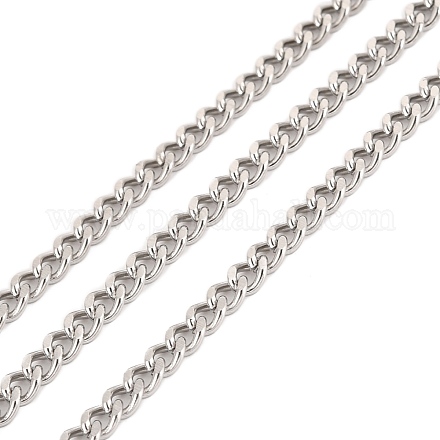 304 cadenas de eslabones cubanos de acero inoxidable CHS-K016-03A-P-1
