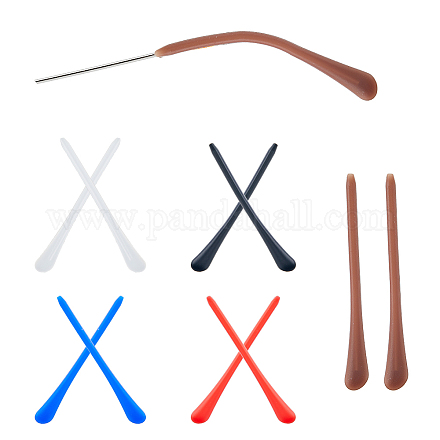 10 пара 5-х цветных силиконовых дужек для очков FIND-HY0003-29-1