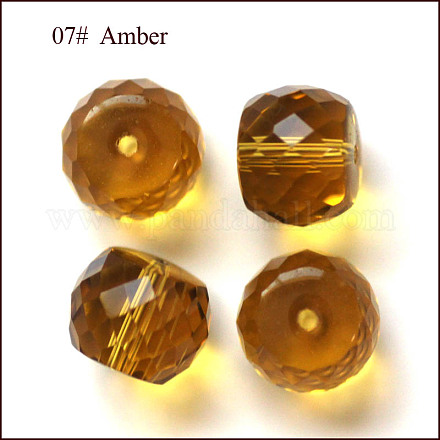 Imitation Austrian Crystal Beads SWAR-F064-12x10mm-07-1