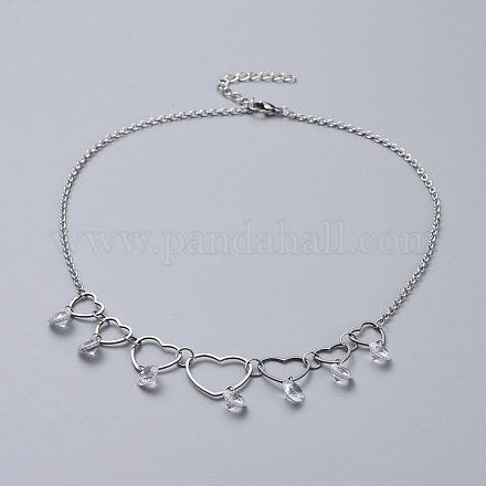 304 Stainless Steel Necklaces NJEW-JN02685-03-1