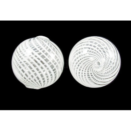 Handmade Blown Glass Globe Beads DH003Y-50mm-11-1