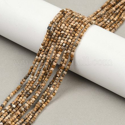 Естественного изображения яшмы бисер нитей G-P457-B01-52-1
