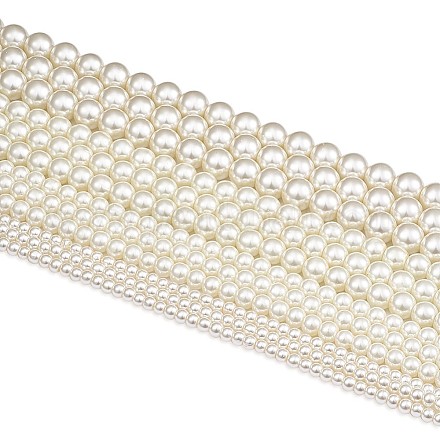 Perlas de cristal perlas juegos de hebras HY-TA0001-B-02-1