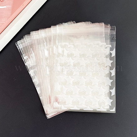 Sacs en plastique de cellophane de pe de rectangle X-PW-WG23395-04-1