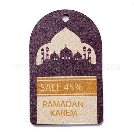 Pendentifs en bois thème ramadan WOOD-C011-06D-1