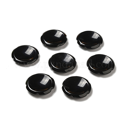 Natural Obsidian Worry Stones G-E586-01P-1