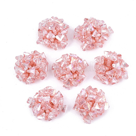 Cabochons de perles de verre FIND-T044-25C-1
