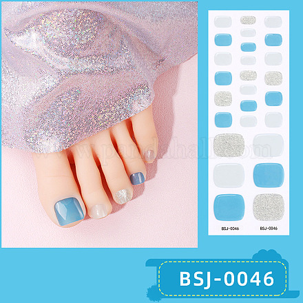 Autocollants pour ongles à couverture complète pour nail art MRMJ-YWC0001-BSJ-0046-1