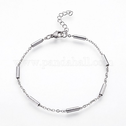 Bracelets avec chaînes en 304 acier inoxydable BJEW-P236-03P-1