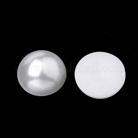 Cabujones de perlas de imitación de plástico ecológico MACR-S283-03G-27-1