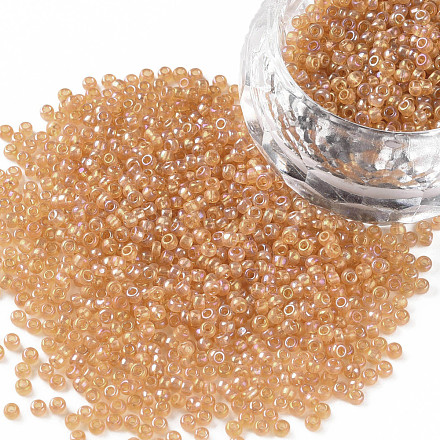 Perline di semi di vetro rotonde di grado 12/0 SEED-Q010-F531-1