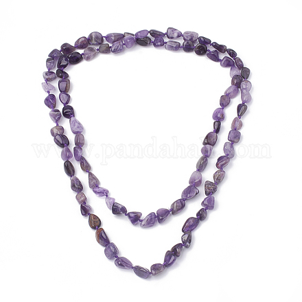 Colliers de multi-brins avec perles en agate naturelle NJEW-S409-11-1