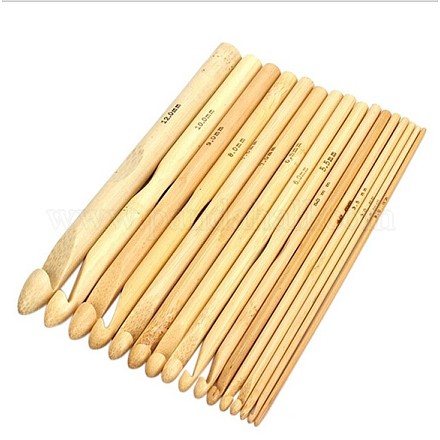 Ganchitos de ganchillo de bambú TOOL-WH0003-02-1