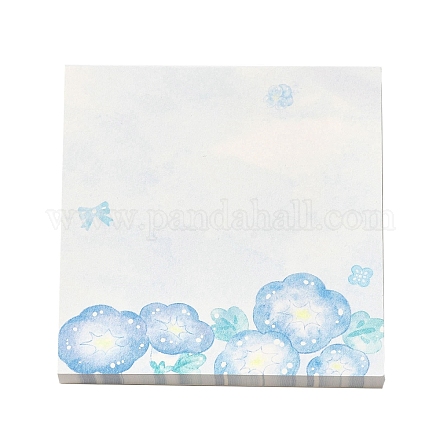 100 Sheets Flower Pattern Pad Sticky Notes DIY-B071-01B-1