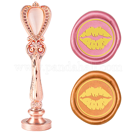 Rose Classic Retro Brass Hea Wax Seals Stamps Sealing Paint Seal Wax Stamp