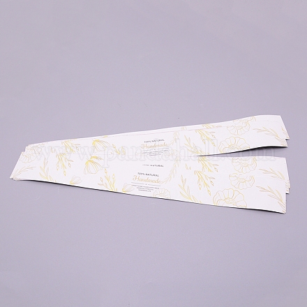 Cintas de papel de jabón hechas a mano DIY-WH0221-82D-1