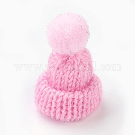 Handmade Wool Woven Hat Decoration AJEW-L066-B20-1
