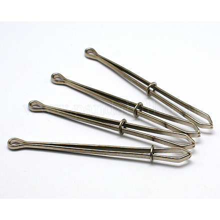 Iron Sewing Needle Devices Threader Thread Guide Tools AJEW-L037-11-1