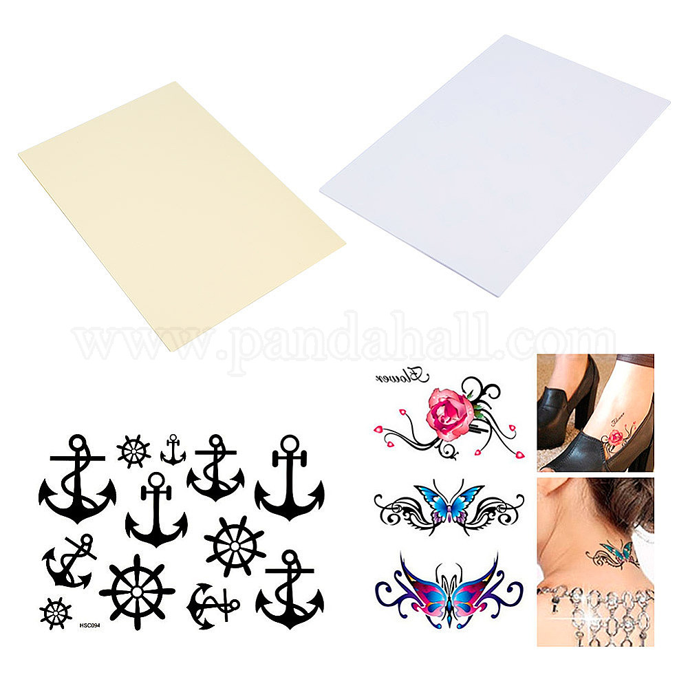 Wholesale BENECREAT 20 Sheets (10 Pack) DIY A4 Temporary Tattoo