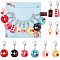 NBEADS 10 Pcs Cake Stitch Markers, Resin Dessert Crochet Doughnut Stitch Marker Charms Locking Stitch Marker DIY Handmade Gift for Knitting Weaving Sewing Accessories Quilting Handmade Jewelry