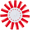 30Pcs Paper Reflective Stickers, Car Decorations, Rectangle, Red, 27.7x5x0.04cm