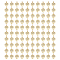100Pcs Tibetan Style Alloy Pendants, with 304 Stainless Steel Jump Rings, Heart with Tree of Life, Antique Golden, 23mm
