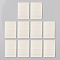 10Pcs Unfinished Wood Cutouts, Rectangle, Old Lace, 150x100x2.5mm
