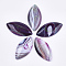 Natural Brazilian Agate Cabochons, Dyed, Horse Eye, Indigo, 38~40x19~20x6~7mm