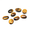 Natural Tiger Eye Gemstone Cabochons, Oval, 18x13x6mm