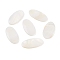 Natural Freshwater Shell Cabochons, Oval, WhiteSmoke, 29.5x14.5x3mm