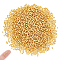 Iron Spacer Beads, Round, Golden, 2.5x2mm, Hole: 1.5mm, 2500pcs/set