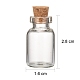 Glass Jar Bead Containers X-CON-Q016-3