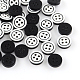 4-Hole Plastic Buttons X-BUTT-R034-021-1