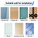 8 hoja 8 estilos pegatinas de pared impermeables de pvc DIY-WH0345-136-4