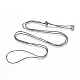 Verstellbare Messing Halskette machen KK-Q746-002B-1