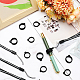 16-жильные резиновые ремешки для шнурков DIY-GF0007-93A-4