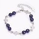 304 bracelets de perles croisées en acier inoxydable BJEW-JB03756-2