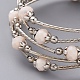 Bracelets de perles de verre de mode BJEW-JB04989-02-3