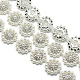 Wedding Dress Decorative Brass Glass Rhinestone Chains CHC-R127-02-2