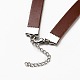 Pelle di vacchetta making braccialetto cavo AJEW-JB00789-4