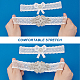 Elastische Brautstrumpfbänder aus Spitze OCOR-WH0020-05-3
