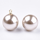 Perle di perle imitazione plastica abs ecologica MACR-S367-C-05-3