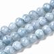 Quartz naturel teints chapelets de perles rondes X-G-R173-6mm-03-1