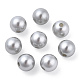 Perles d'imitation en plastique ABS peintes à la bombe OACR-T015-05B-03-3